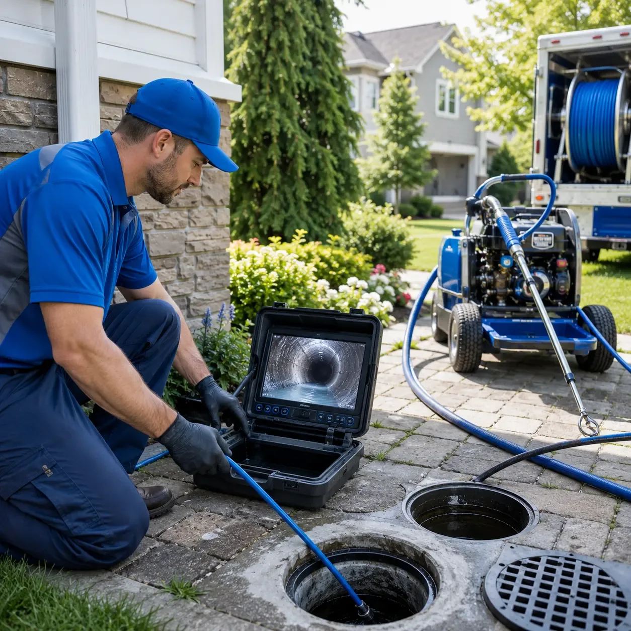 Outdoor drain cleaning professionals serving Minor Hill, TN